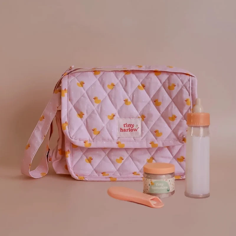 Torba z akcesoriami dla lalek Pink Ducky Tiny Harlow 3+