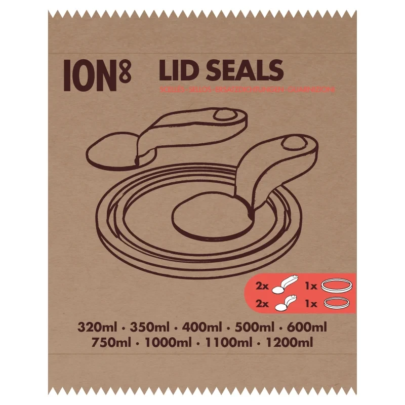 Zestaw wymiennych uszczelek ION8 Replacement 2.0 – komplet 6 szt.