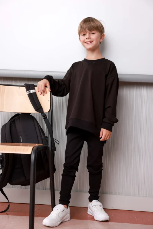 Wygodne legginsy prążkowane rib dla dziewczynki TUSS