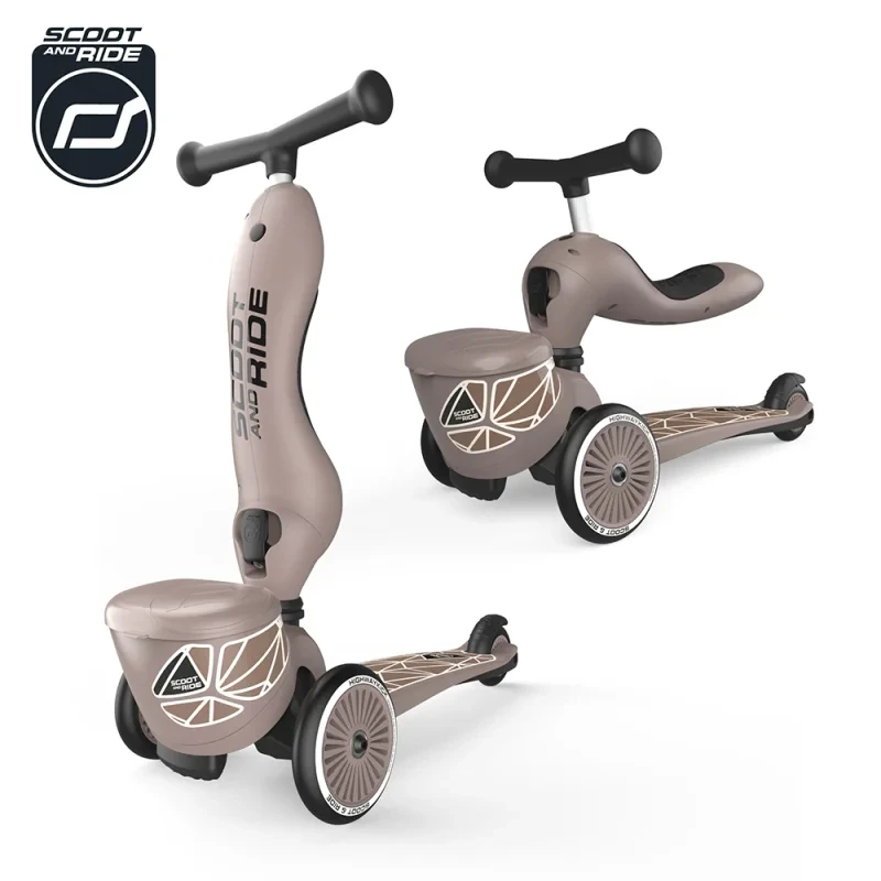 4897033966054-96605-SCOOTANDRIDE-Highwaykick-1-Lifestyle-2w1-Jezdzik-i-hulajnoga-z-zamykanym-schowkiem-1-5-lat-Brown-Lines-(1).webp