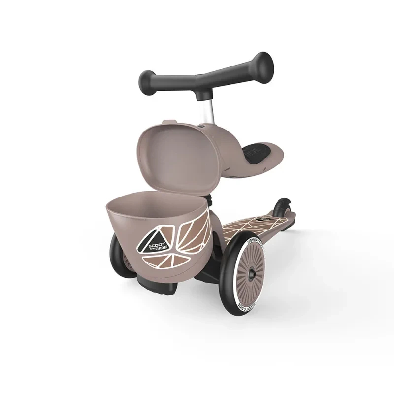 4897033966054-96605-SCOOTANDRIDE-Highwaykick-1-Lifestyle-2w1-Jezdzik-i-hulajnoga-z-zamykanym-schowkiem-1-5-lat-Brown-Lines-(15).webp