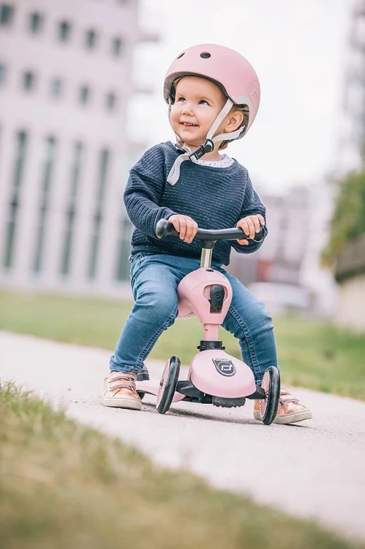 Hulajnoga z siedziskiem Scoot & Ride dla dzieci 1-5 lat Rose