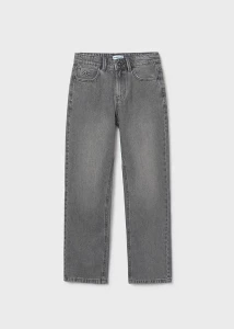 Spodnie jeansowe typu baggy dla dziewczynki Szare Mayoral 15-07574-075