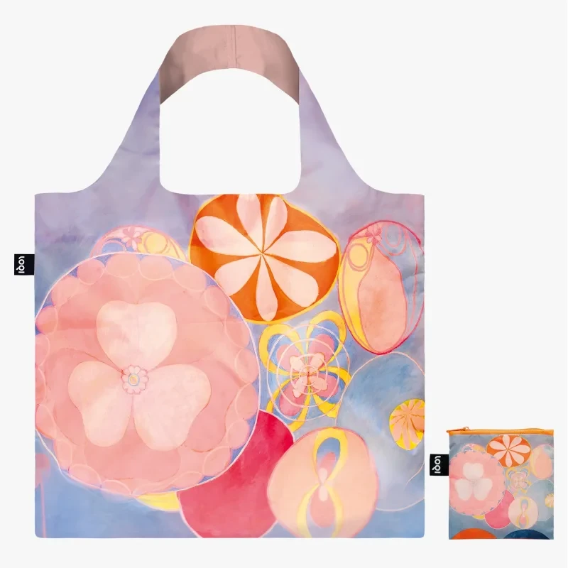 Eko torba podręczna LOQI HILMA AF KLINT Childhood – abstrakcyjny wzór