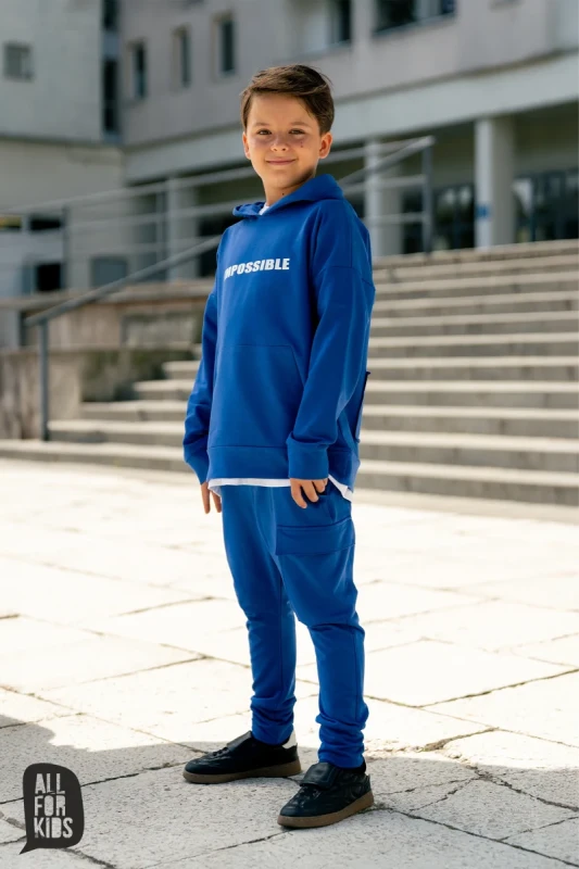 Polskie niebieskie spodnie dla dziecka All For Kids