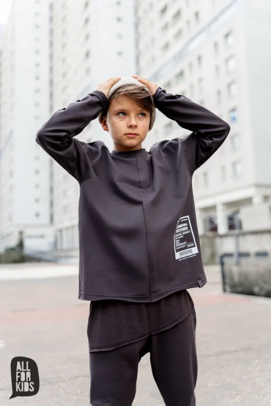 Stylowe brązowe spodnie dla dziecka All For Kids