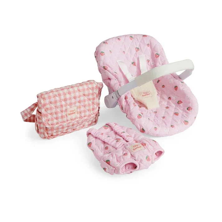 Fotelik samochodowy dla lalki Strawberry 3 lata+ Tiny Harlow