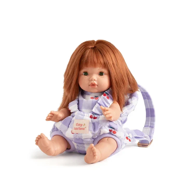 Nosidełko dla lalki Lilac Cherry Tiny Harlow 3+ w kolorze fioletowym