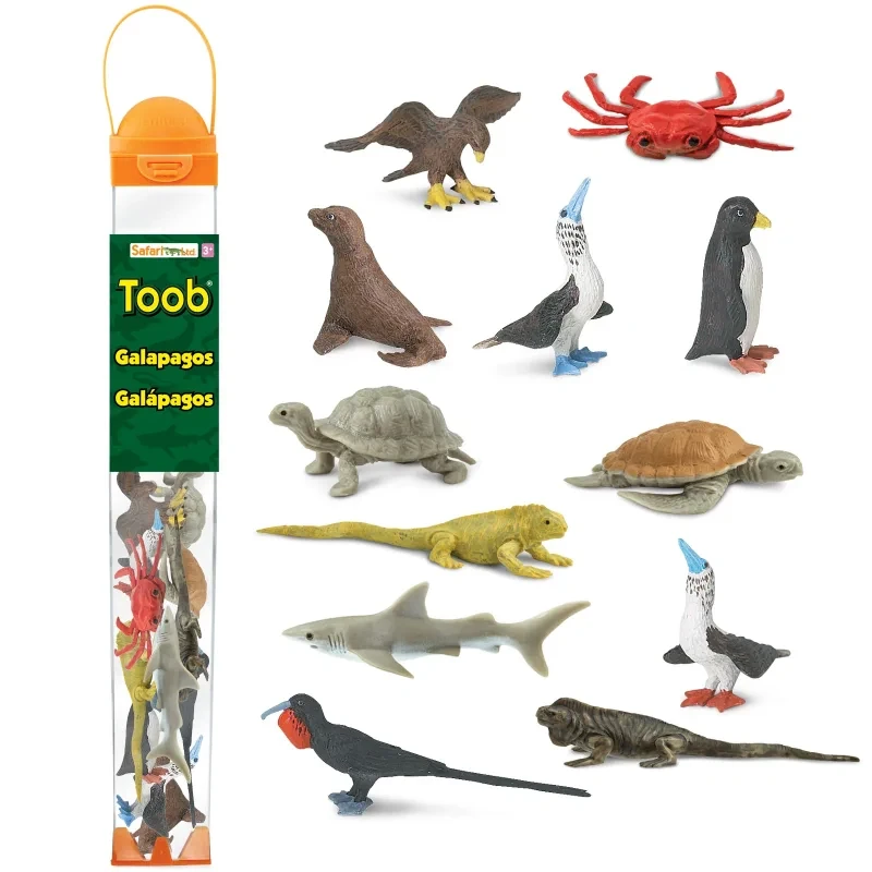 Zestaw figurek Safari Ltd. Zwierzęta z Wysp Galapagos w tubie