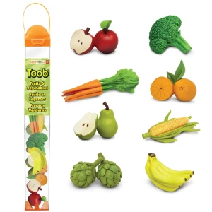 Zestaw Figurek w Tubie Owoce i Warzywa 3 lata+ Safari Ltd. S688304