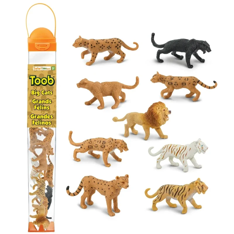 Zestaw figurek Safari Ltd. Wielkie Koty w tubie