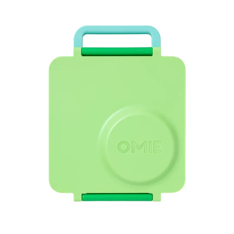 Szczelny lunchbox Omie Apple Green z przegródkami