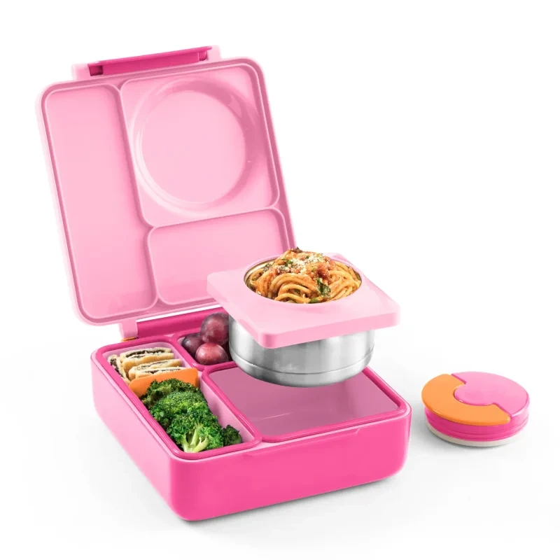 OmieBox Pixie Pink – różowy lunchbox z termosem