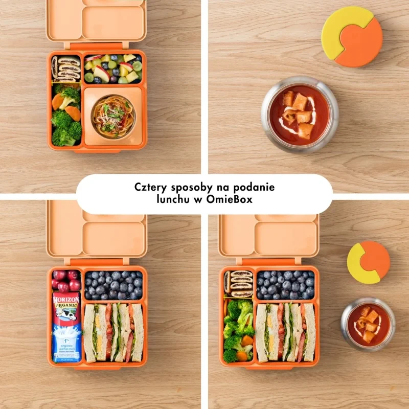 Pojemnik na lunch Omie Orange z termosikiem