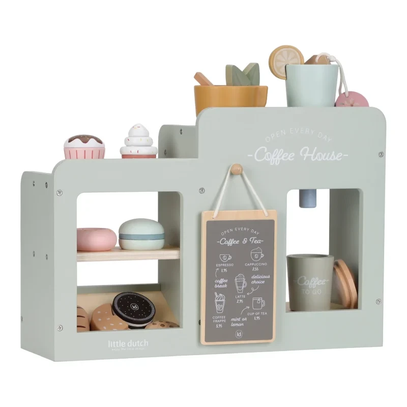 Drewniana kawiarenka Little Dutch LD2508 z akcesoriami