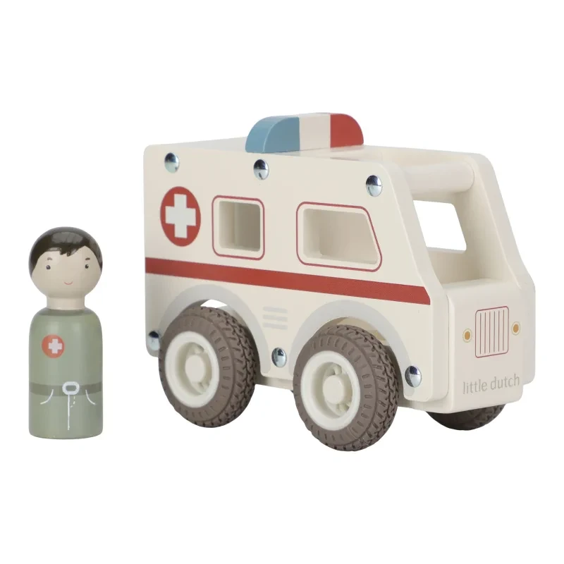 Drewniany ambulans Little Dutch LD2527 dla dzieci