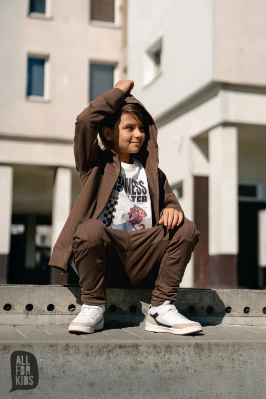Spodnie dziecięce z bawełny i elastanu – All For Kids