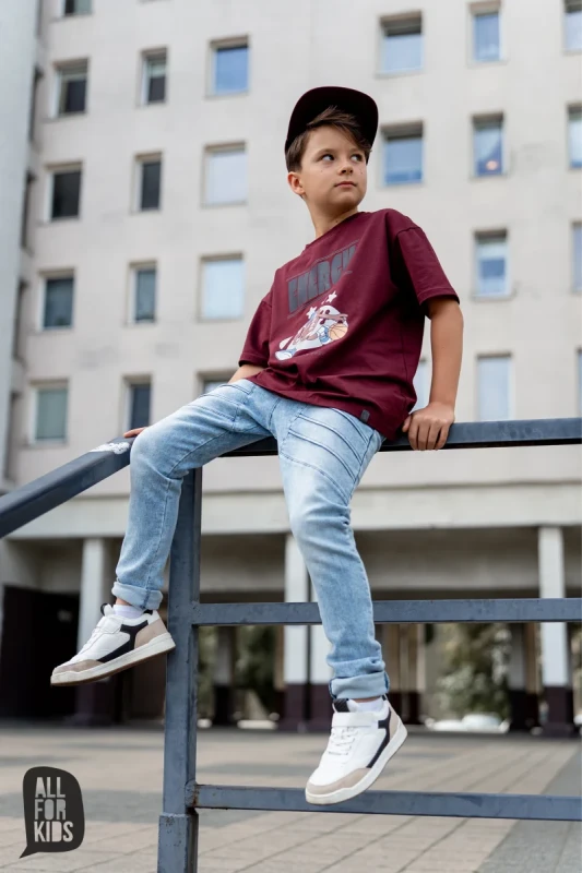 Rozpinana bluza dziecięca z bawełny i elastanu – All For Kids