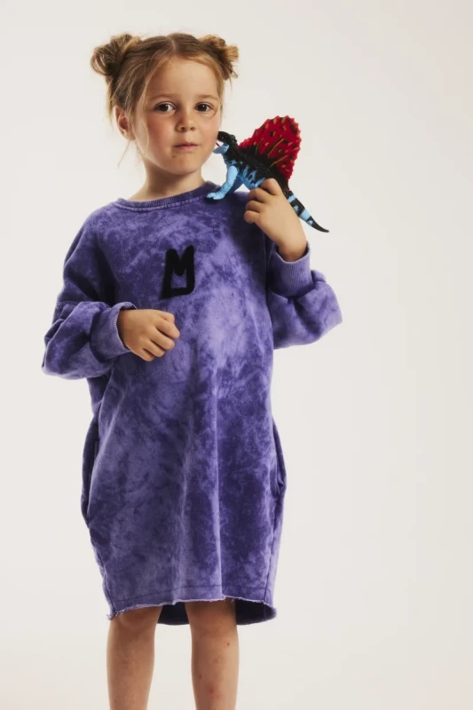 Sukienka balonowa dla dziewczynek Minikid acid purple