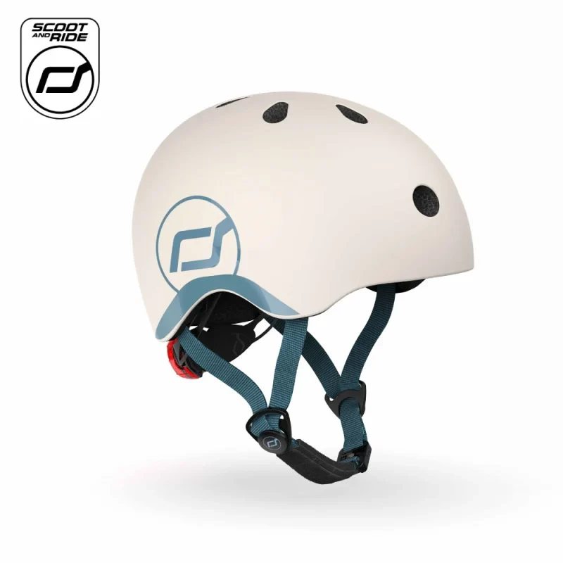 Kask dziecięcy Scoot & Ride XXS-S Ash – widok z przodu