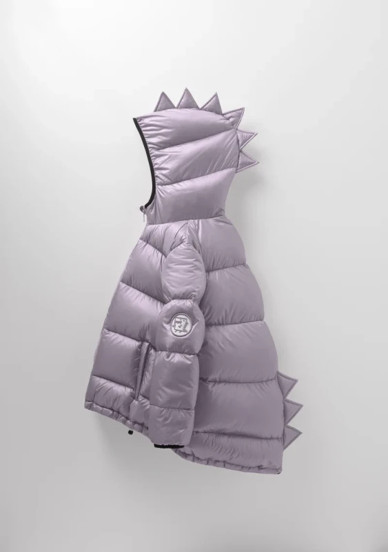 Kurtka puchowa DINO Down Jacket Light Purple dla dzieci
