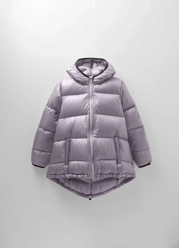 Widok tyłu kurtki DINO Down Jacket Light Purple