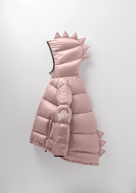 Kurtka puchowa DINO Down Jacket Powder Pink dla dzieci