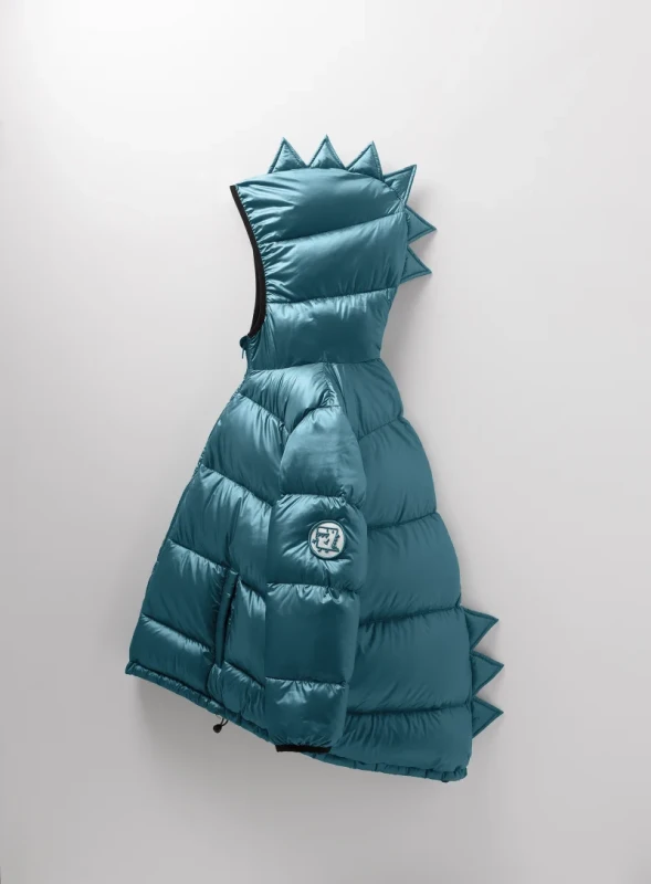 Kurtka puchowa DINO Down Jacket Sea Blue dla dzieci