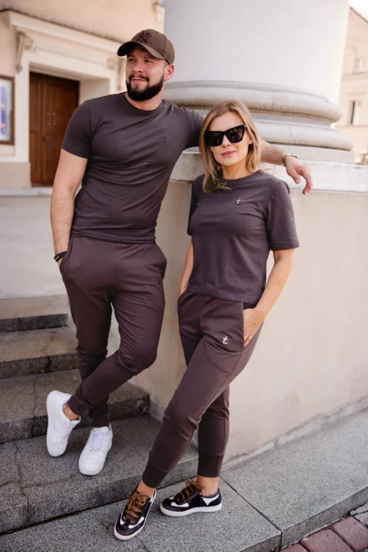 T-Shirt damski Czekoladowy Choco TUSS tył