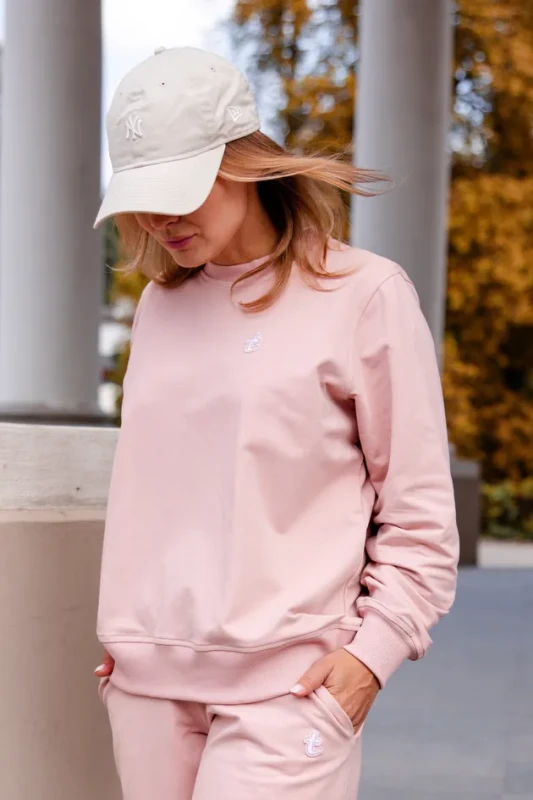 Bluza damska LOOSE Różowa Pink TUSS przód
