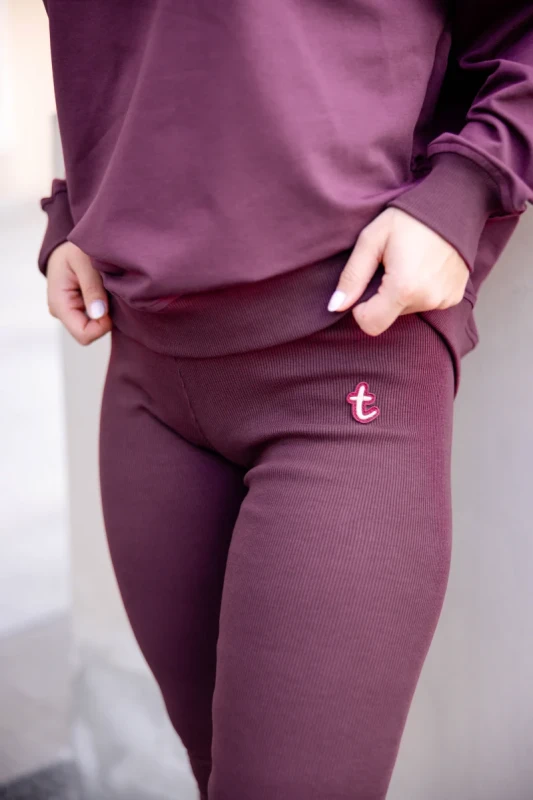 Bluza damska OVER Bordo Burgundy TUSS – elegancka bordowa bluza oversize
