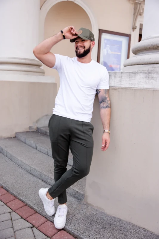 Koszulka męska premium TUSS MEN'S WEAR w kolorze białym