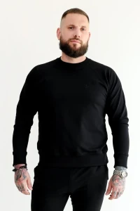 Bluza męska CLASSIC Tuss&Sons Czarna Black TUSS MEN'S WEAR