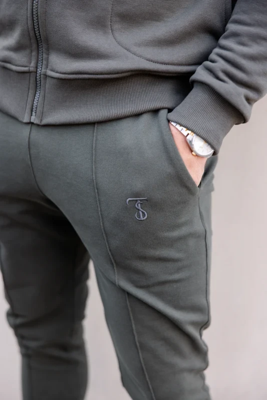 Premium joggery męskie TUSS MEN'S WEAR dzianina strukturalna Lacoste
