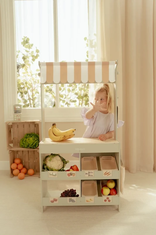 Stragan z owocami i warzywami Little Dutch FSC