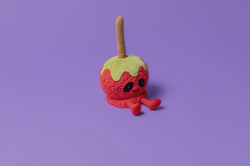 Urocze Jabłko Toffi Jellycat do przytulania 12 cm