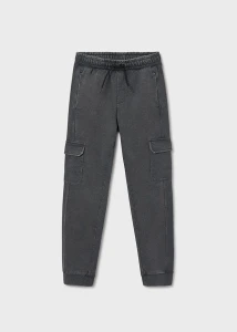 Spodnie cargo unisex Czarne Mayoral 15-07561-079