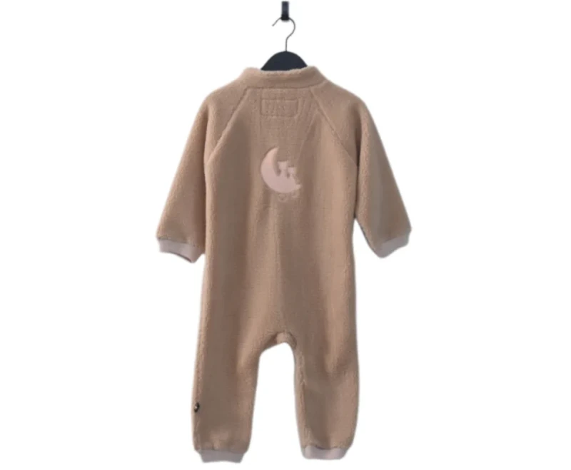 Kombinezon fleece onesie Ducksday LIGHT BROWN / PINK