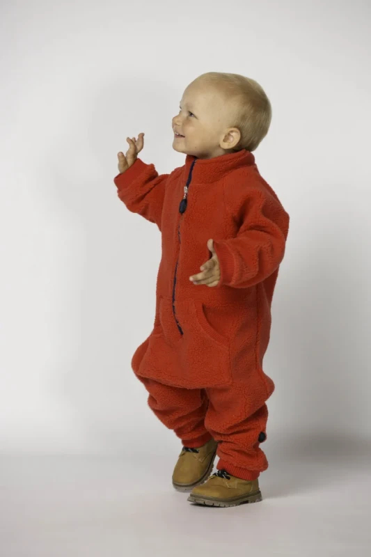 Kombinezon jednoczęściowy polarowy Ducksday RED / DARK BLUE tył