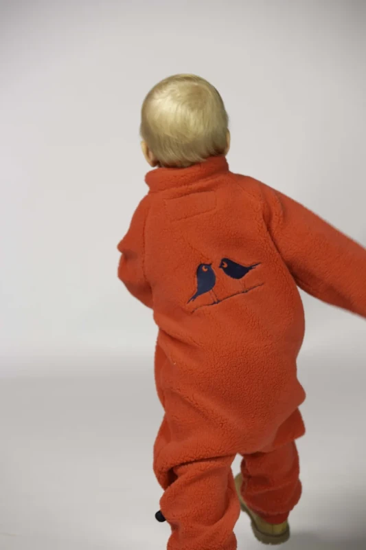 Kombinezon fleece onesie Ducksday RED / DARK BLUE
