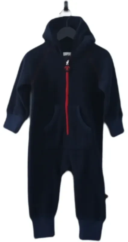 Kombinezon polarowy Ducksday DARK BLUE / RED przód
