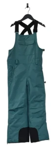 Spodnie zimowe ocieplane narciarskie z szelkami DARK GREEN bib pants Ducksday