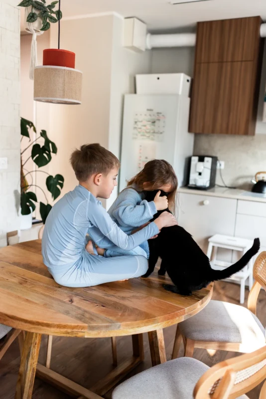 Base Layer Set Ducksday LIGHT BLUE – widok tyłu