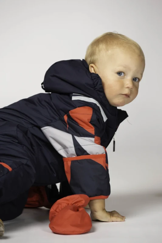 Rękawiczki dziecięce Ducksday Baby Mittens RED – ciepłe i wygodne