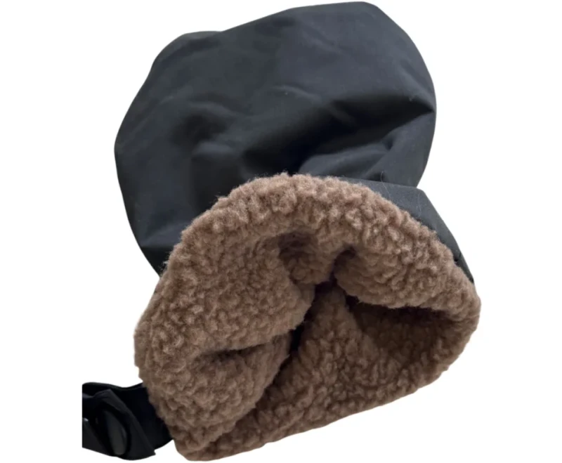Rękawiczki dziecięce Ducksday Baby Mittens BLACK – ciepłe i wygodne