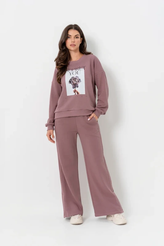 Bluza damska Bopoco brudny róż – komfortowa i elegancka