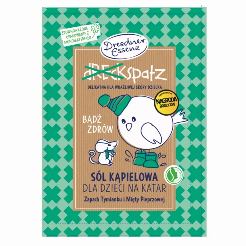 Sól kąpielowa dla dzieci na katar Dresdner Essenz Bądź Zdrow 50 g