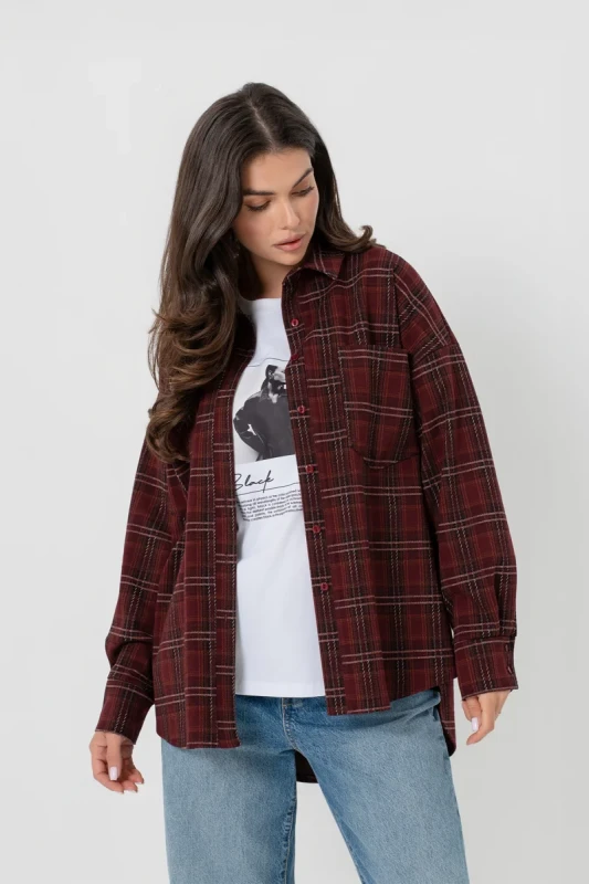 Stylowy biały T-shirt damski z elastanem – Bopoco