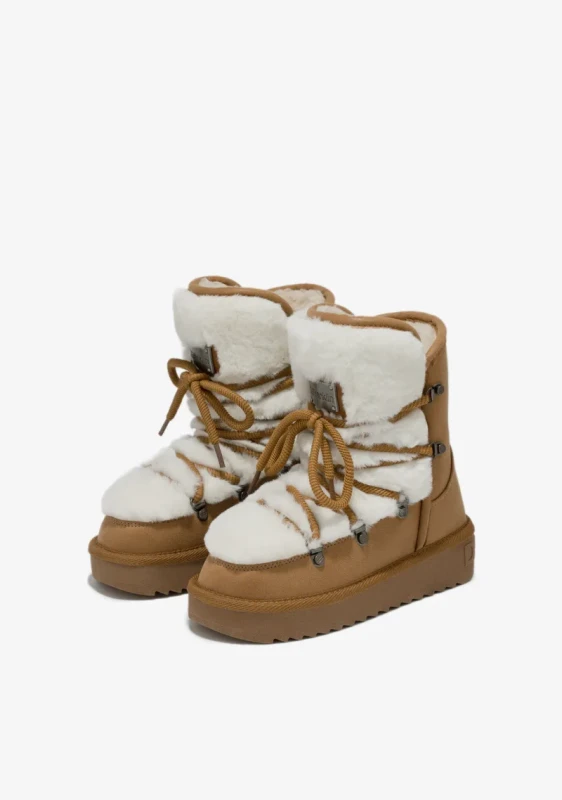 Buty zimowe D.Franklin dla dzieci – model Nordic Trk Fur Sand