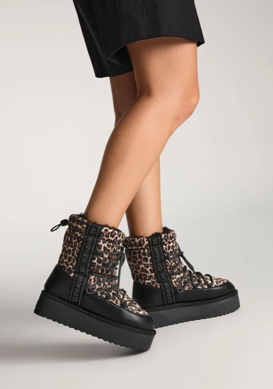 Damskie buty zimowe D.Franklin Nordic V2 Bomb Leopard